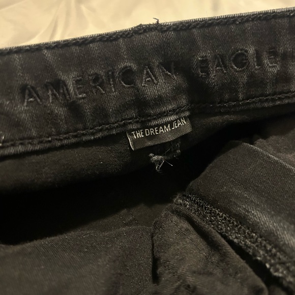 Black Distressed Jeans - Picture 5 of 6